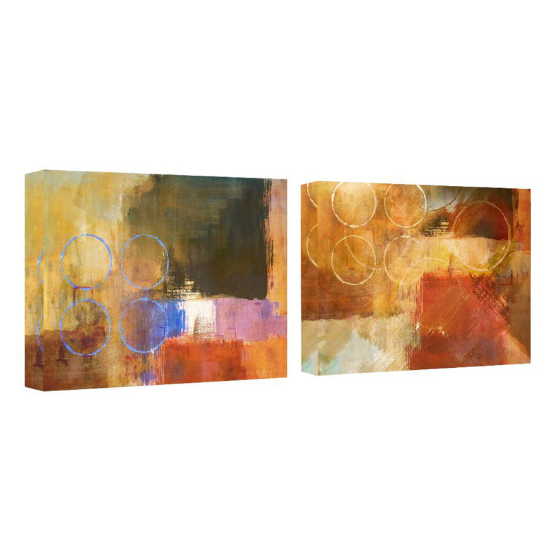 " Oversized Abstract " 2 - Pieces