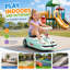 Voiture électrique pour enfant 12V, fonction de vadrouille amovible, musique Bluetooth, boîte de rangement, utilisation intérieure et extérieure, jouet à monter-129515094