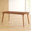 Table de salle à manger en bois de 71 po Evanston-1190551882