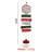  Large Christmas North Pole Yard Signs Santa Claus Standing Christmas Sign Decorations for Winter Holiday Christmas Outdoor Lawn Patio Yard Garden Decor Ornament