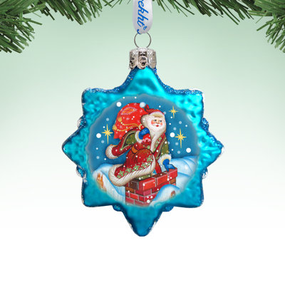 3'' Handmade Wood Holiday Shaped Ornament