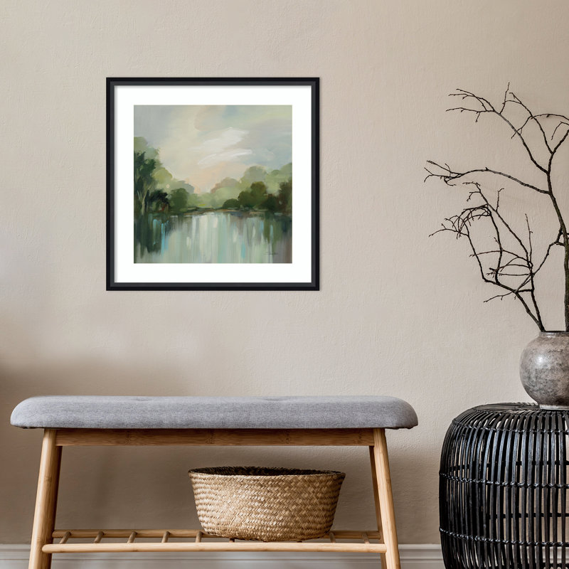 «Cool Spring Day» par Silvia Vassileva - impression encadrée, H 21 po x l 21 po, Noir