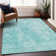 Premium Machine Washable Brittney Teal Rug