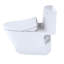 Chasse de toilette allongée une pièce à une pièce de 1 gpf (siège inclus)