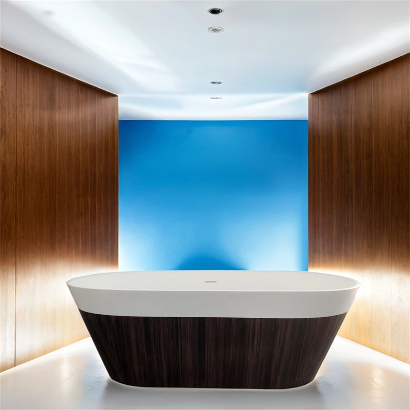 Baignoire à surface solide