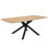 Lawton Rectangular Dining Table In Natural And Black