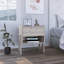 Table de chevet à 1 tiroir 551 po gris clair-442625455