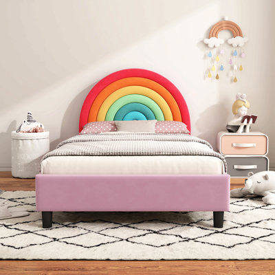 Upholstered Twin Platform Bed