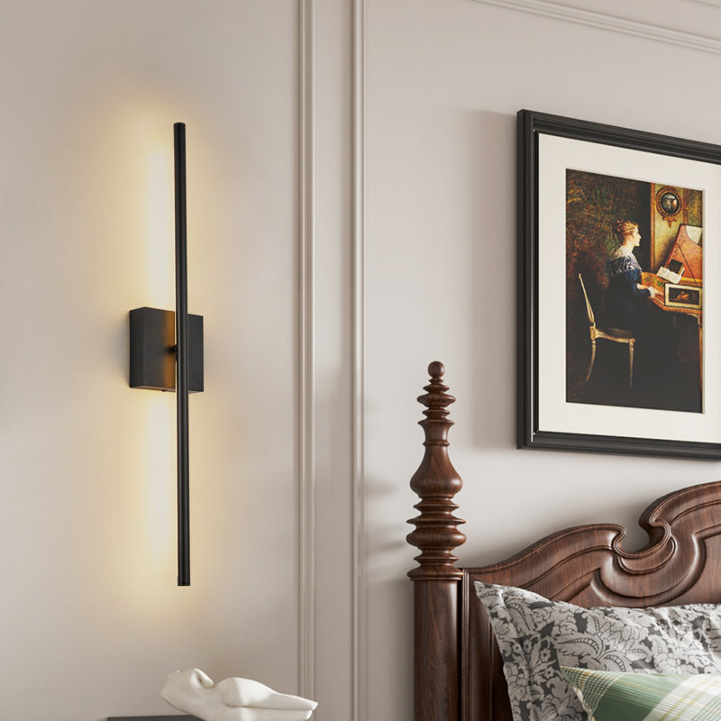 28" 2-Pack Modern LED Wall Sconces