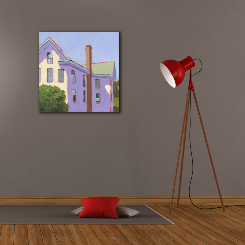  «Bucolique Structure 4» par Carol Young, art mural sur toile, 26 po x 26 po
