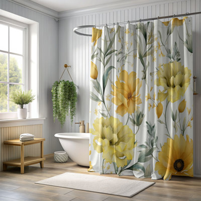 Soft Paint - 1 Piece Standard Shower Curtain