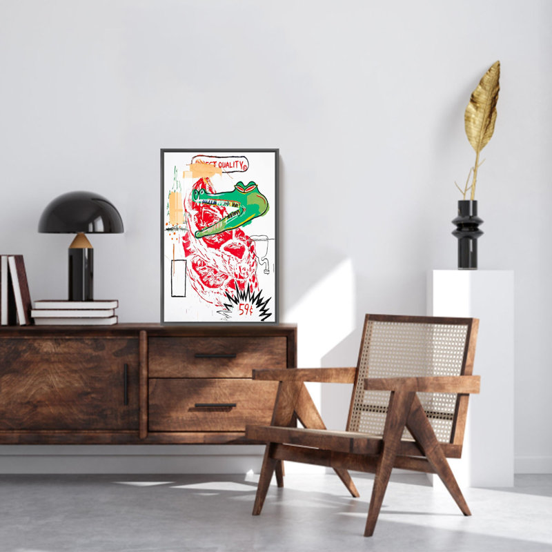 «Graffiti Art» sur toile, Noir, H 23,75 po x l 15,75 po x P 1,34 po