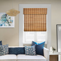 Ikea Calyx Interiors Cordless Bamboo Roman Blind, Light