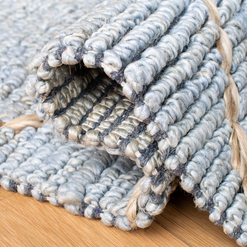 Nicola Kilim Hand Woven Jute Southwestern Rug, Rectangle 5' x 8'