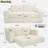 Convertible 2-in-1 Loveseat Sofa Bed With Memory Foam & Steel Frame-967488260