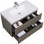 Meuble-lavabo flottant de 36 po avec lavabo, armoire de rangement murale moderne, lavabo en résine, tiroirs à fermeture en douceur-116332396