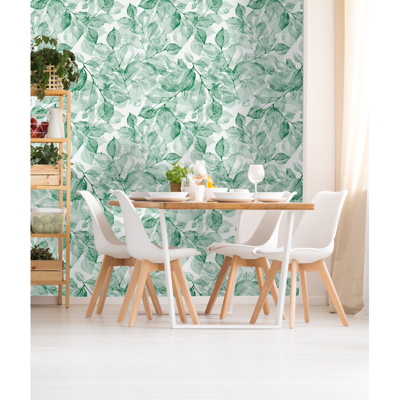 Rouleau de papier peint adhésif Aavni, L 75 po x l 75 po