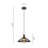 Manolis 1 - Light Bronze Cone Pendant