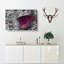 Butterfly Upon A Flower In Abstract - Wrapped Canvas Painting-55314076