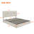 Queen Size Upholstered Platform Bed With Hydraulic Storage System,No Box Spring Needed,Beige