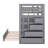 Twin Over Twin Bunk Bed With Trundle, Solid Wood Bunk Bed With 4 Storage Drawers, Staircase And Safety Guard Rail-1191462258