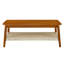 Table basse 47,25 po Mid-Century avec tablette tissée (y compris la table basse, sans les chaises)