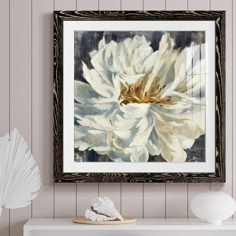 Retard de floraison - Reproduction d'art sur papier encadrée, H 27,5 po x l 27,5 po x P 1,5 po, Cadre noir