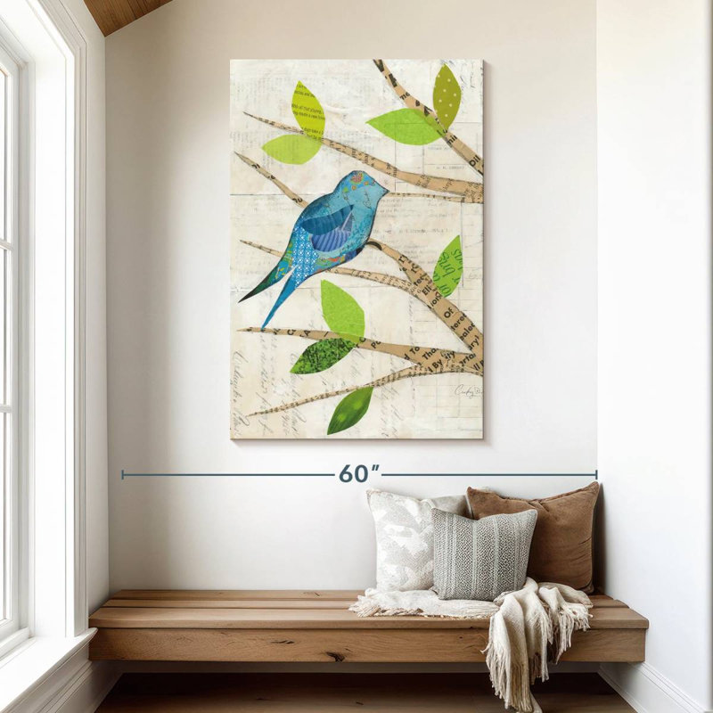 Brampt Birds In Spring I, 48" H x 32" W
