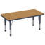Table d'activité rectangulaire à hauteur réglable en forme de T-99018376-99069333-99069340