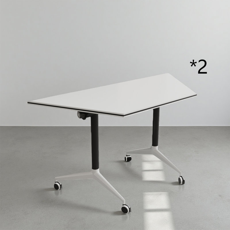 Ensemble de table de conférence modulaire pliable et mobile