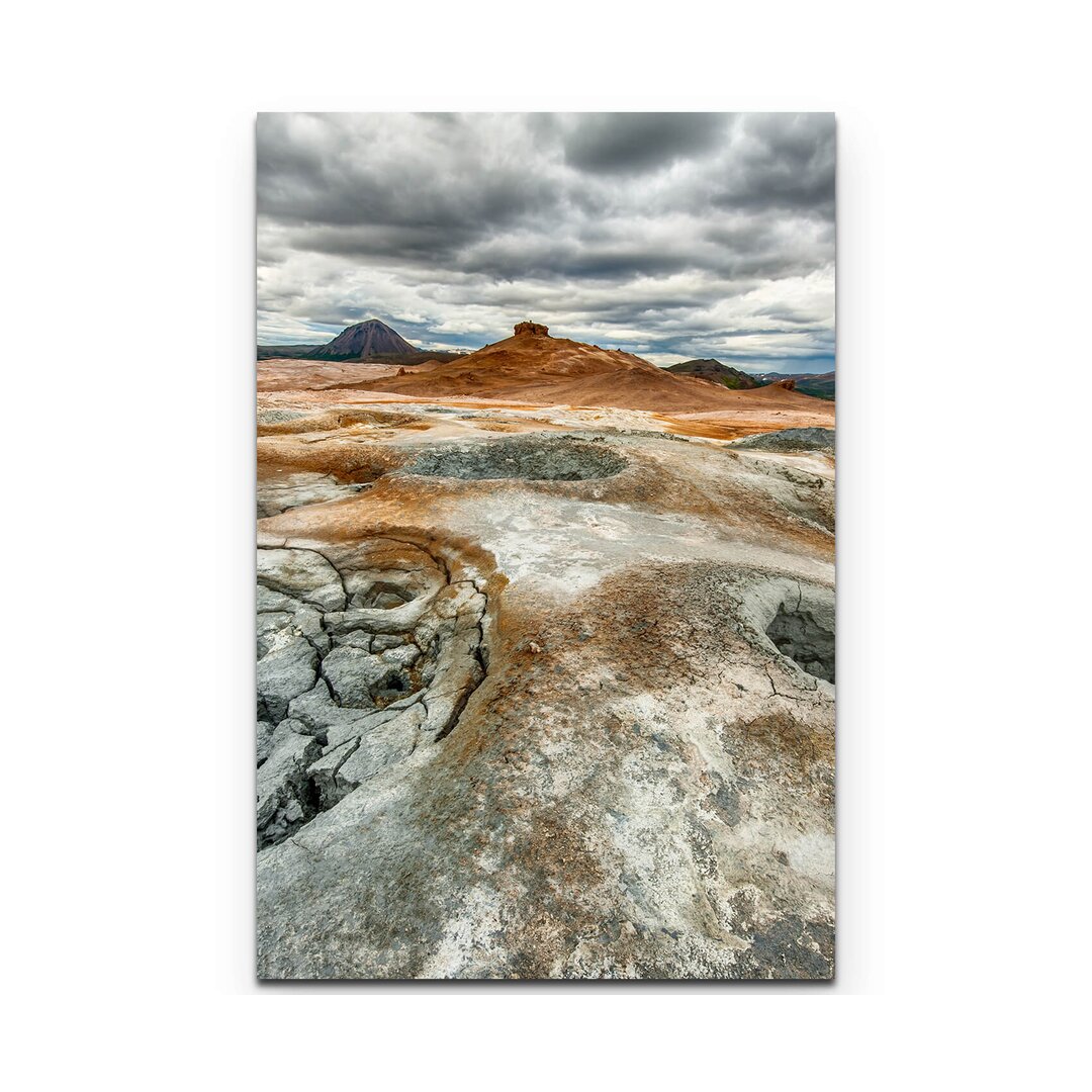 Leinwandbild Geothermal Gebiet in Island