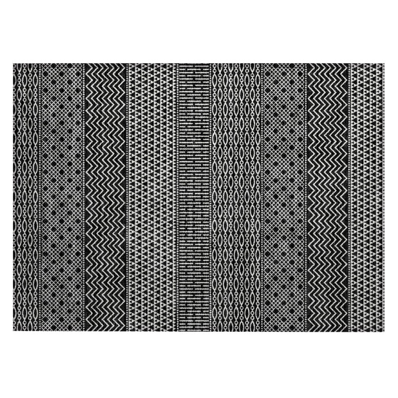 Tisdell Area Rug with Non-Slip Backing, Rectangle 1'8" x 2'6"