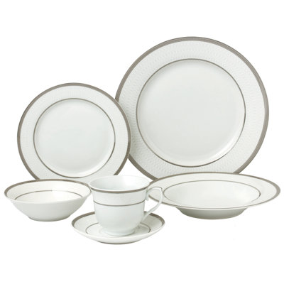 Porcelain China Dinnerware Set 24 Piece - Service for 4