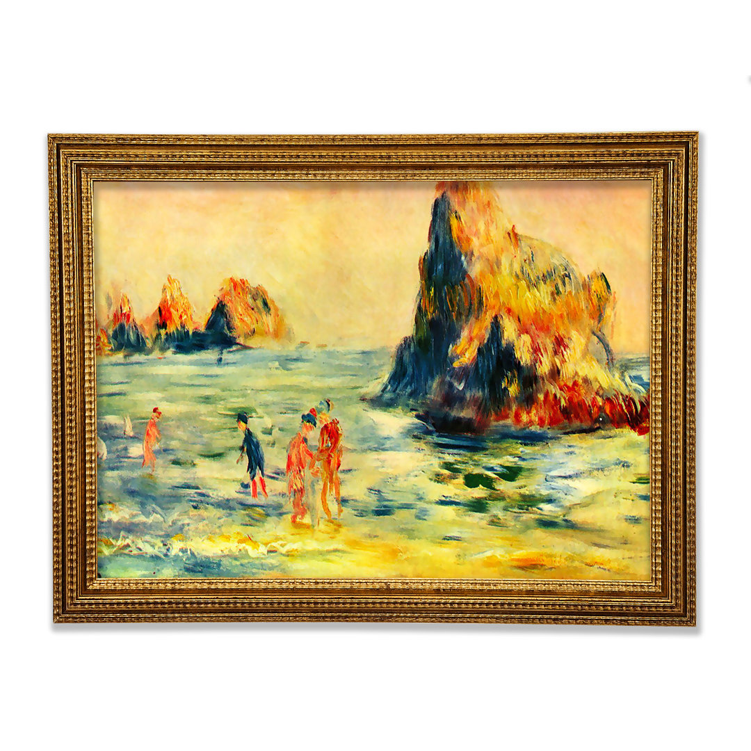 Renoir Cliffs At Guernsey - Einzelner Bilderrahmen Kunstdrucke