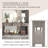Console Table/Sofa Table With Storage Drawers And Bottom Shelf For Entryway Hallway-562199494