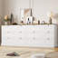 Commode double moderne à 6 tiroirs l 43,31 po Beckwourth-1832028576