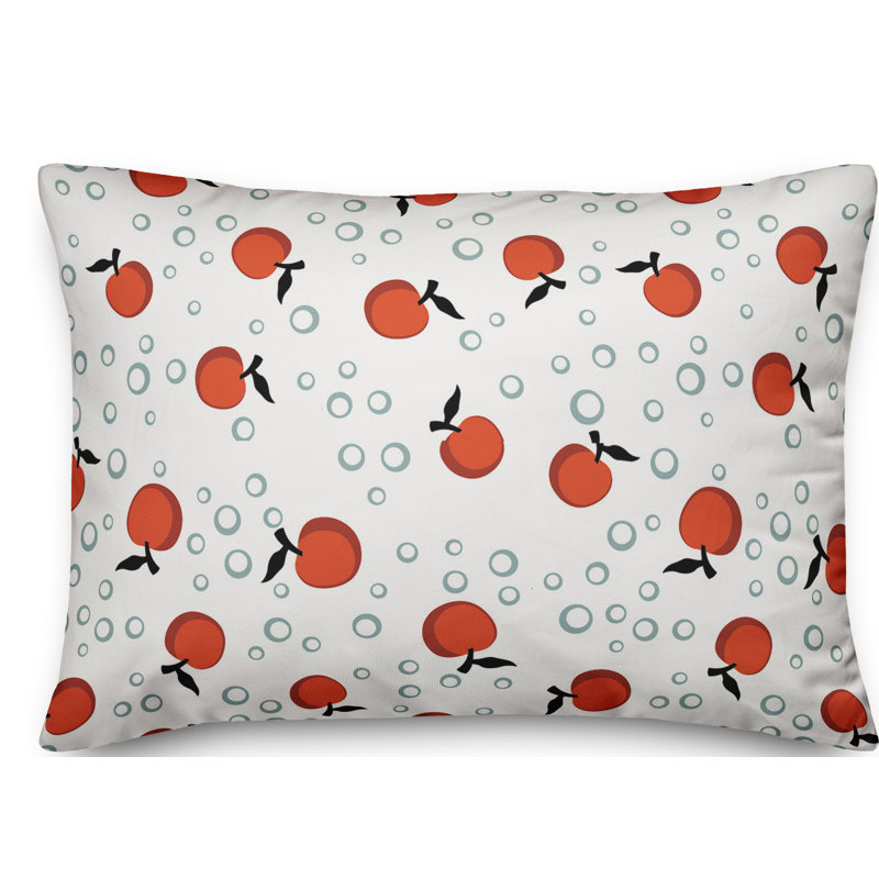 Coussin Whimsical Cherry, Rouge / Mauve