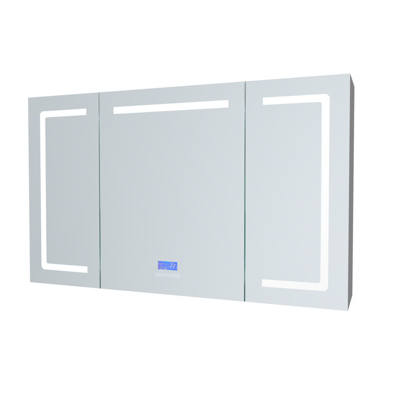 Lesina 60" x 36" Mirrored LED Medicine Cabinet with Defogger