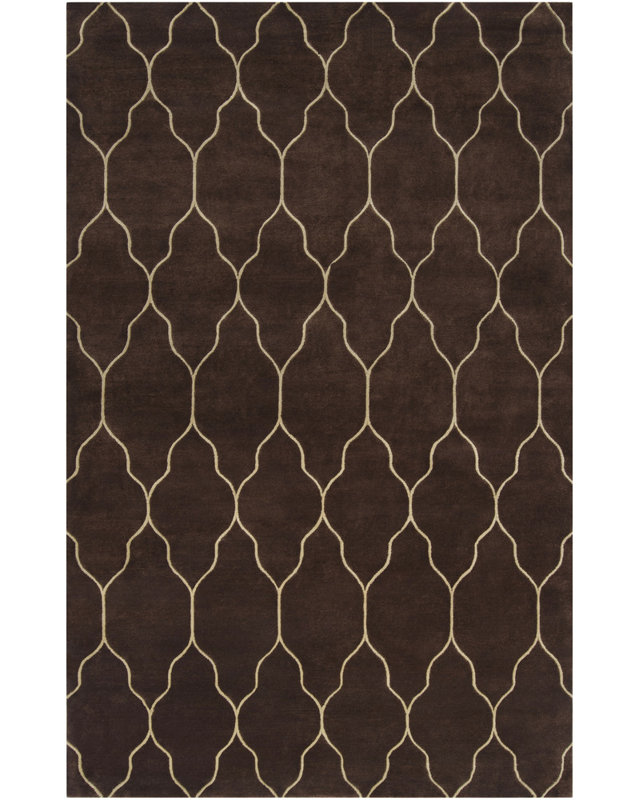 Wool Geometric Indoor Rug, Rectangle 2' x 3'