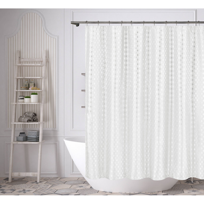 Staples Geometric Shower Curtain