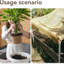Enveloppement d'arbre de jardin en toile de jute multi-usages Garden Burlap-673762334