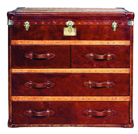 Umbrete 107cm W Chest of Drawers, Mo- Brown & White