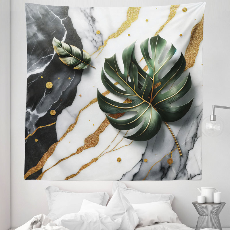 Tapisserie en microfibre, H 88 po x l 88 po