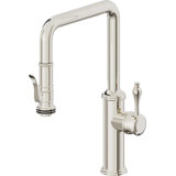 Davoli Pull-Down Kitchen Faucet with Squeeze Sprayer - Quad Spout