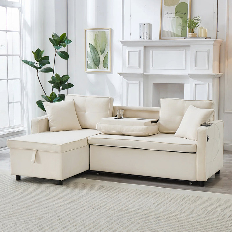 3 Seater Corner Sectional, Beige