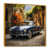 Cadre flottant doré