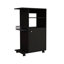 Chariot de cuisine polyvalent avec armoire de rangement et roues mobiles pour une organisation efficace-1363072272