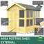 6ft x 4ft Apex Potting Shed