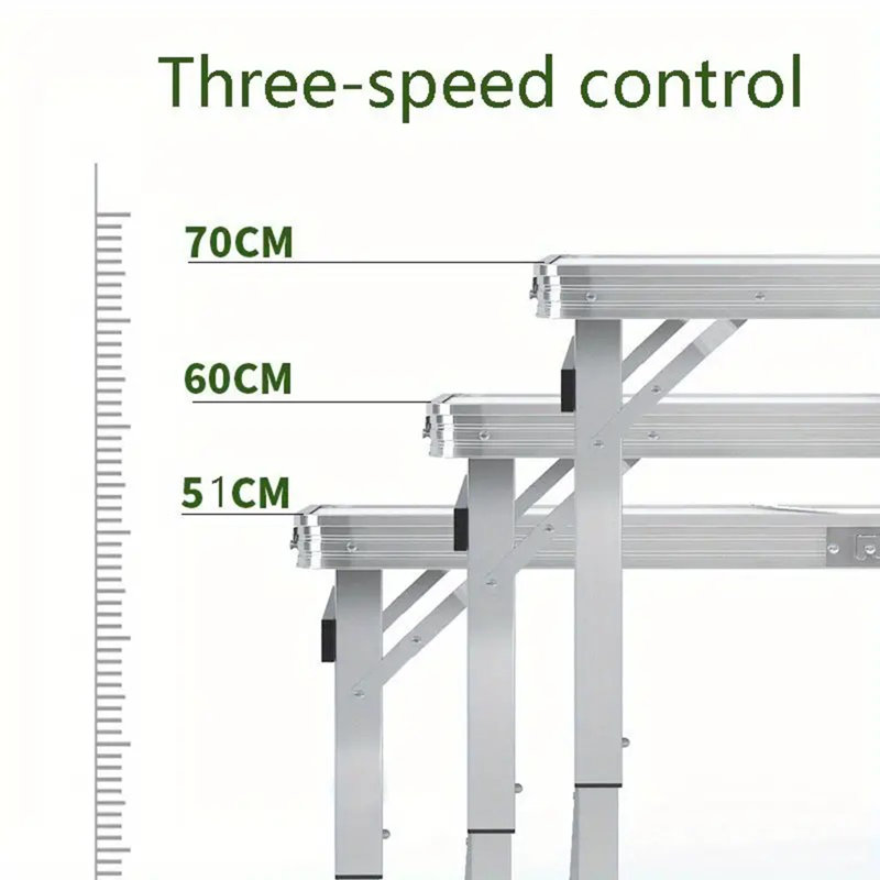 Grande table pliante d'extérieur portable