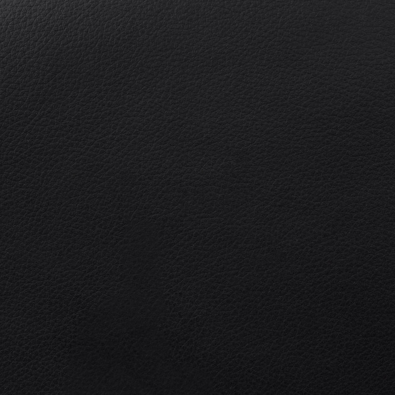 Lando Genuine Italian Leather Dining Chair, Black / Oak